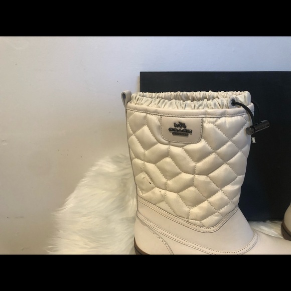 Coach white snow boots - Picture 2 of 2